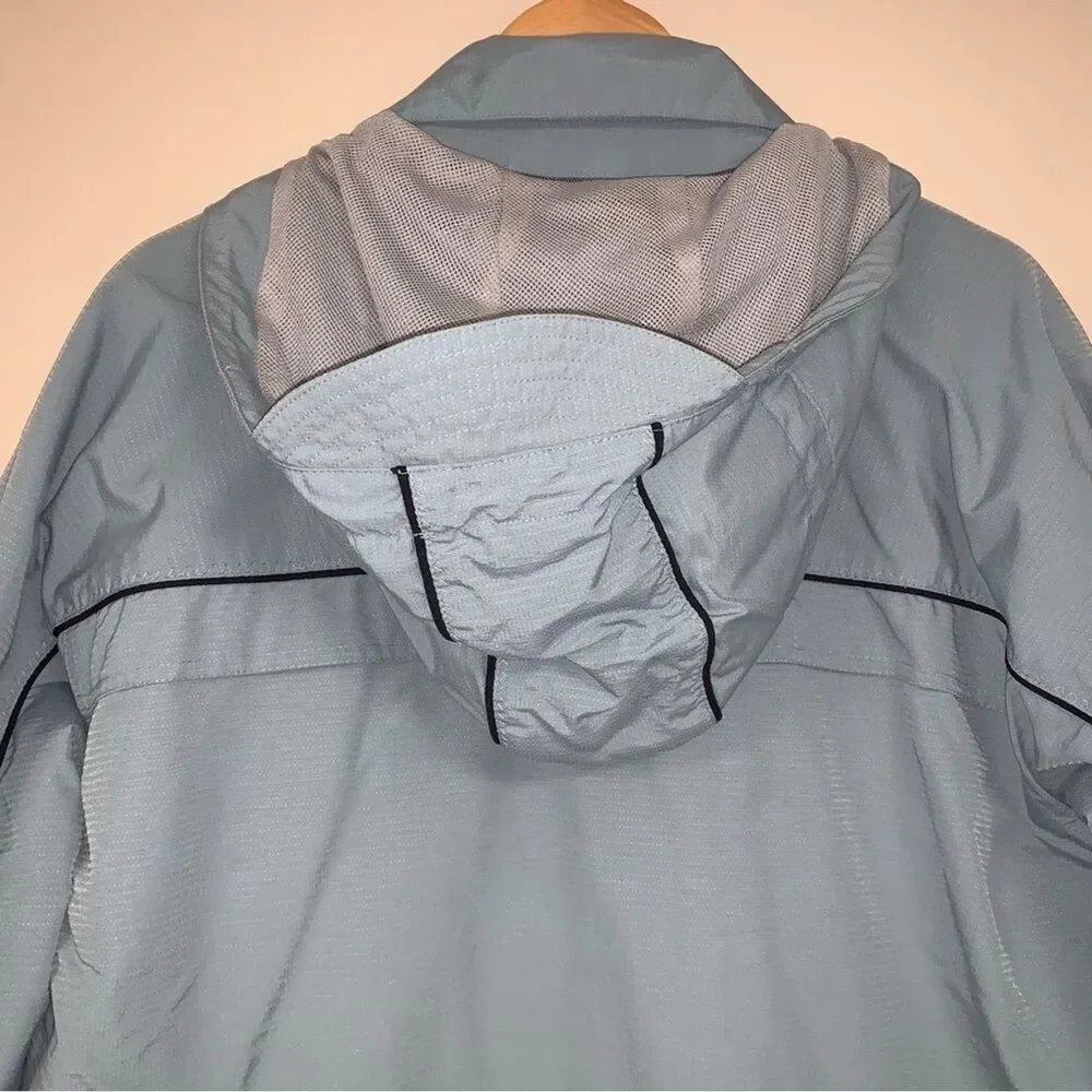 Light Blue 3 Season Jacket Coat Women’s XL Conversion Vest Weather Resistant